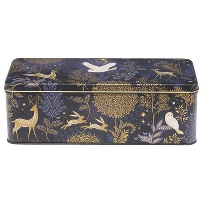 Sara Miller Storage Tin Magical Nightfall Long Rectangular Shape Christmas Gift - Image 1 of 3