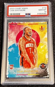 2023-24 Panini Court Kings Cam Whitmore #112 Level 2 Rookie SP PSA 10 GEM MINT - Picture 1 of 5