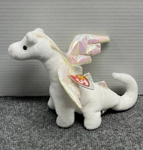 Ty Beanie Baby Magic the White Dragon 1995 with Tags - Picture 1 of 4