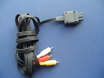 Nintendo OEM Audio Visual A/v Cord Cable TV For Super Nintendo SNES 1Z - Image 1 of 3