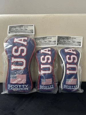 Scotty Cameron 美国蓝色木质封面套装 DR/UT/UT 罕见完好日本发货 — 第 1/4 张图片