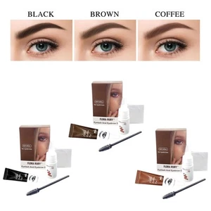 Color Gel Eyebrow and Eyelash Cream Kit 15Min Fast Tint Last for 4 -6 Days - Picture 1 of 22