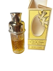 Nina Ricci L'AIR du TEMPS Vintage Original Eau de Toilette Spray 2.5 OZ 50% LEER - Imagen 1 de 4