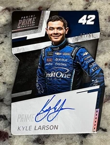 2018 Panini Prime Prime Number Signatures No. PNS-KL Kyle Larson AUTO #’D 07/99 - Picture 1 of 2