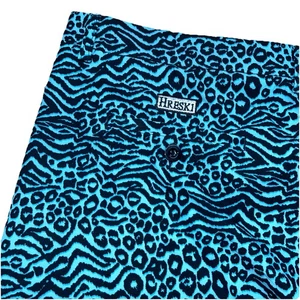 Pantalones Cortos de Golf Hreski Para Hombres 46 Azul Guepardo Estampado Leopardo Rendimiento Ligero - Imagen 1 de 7