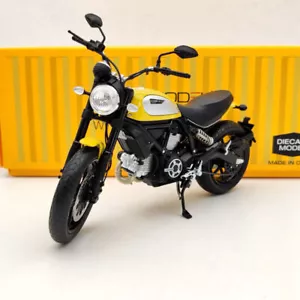 TSM Ducati Scrambler Icon 803CC 2015 Rosso TSMMC003 Moto Diecast 1/12 - Foto 1 di 12
