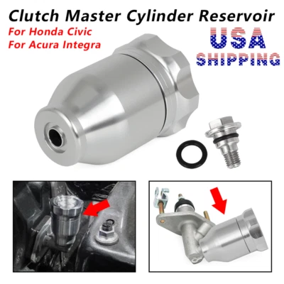 US Clutch Master Cylinder Reservoir Kit For Honda Civic 92-2000 & Acura 1994-01 - Image 1 of 4