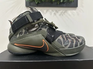 Nike LeBron Soldier 9 ix Premium Camo 10.5 749490-303 Air PRM Lebron - Picture 1 of 24