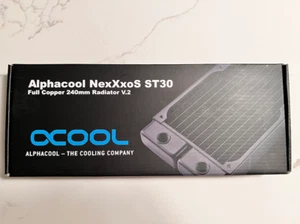 alphacool nexxxos st30 v.2 240mm white special edition radiator - Picture 1 of 2