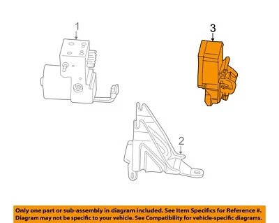 Conjunto de bomba y motor ABS usado se adapta a: montaje Oldsmobile Aurora 2001 sin activo Foto 1 de 3