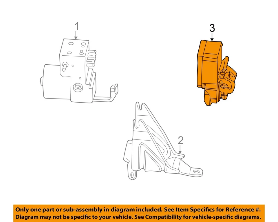 Conjunto de bomba y motor ABS usado se adapta a: conjunto Buick Lesabre 2001 sin br activo Foto 1 de 3