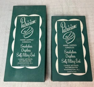 Lot Of 22 Vintage Patrician Hand Dipped Candles Red 8” / Blue 10” - Picture 1 of 5
