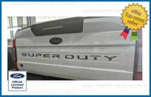2021 Ford F250 Super Duty TAILGATE Letters Insert Decals Stickers Inlays Truck - Picture 1 of 2
