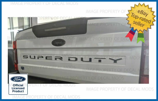 2021 Ford F250 Super Duty TAILGATE Letters Insert Decals Stickers Inlays Truck - Image 1 of 2