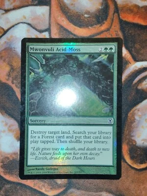 FOIL Mwonvuli Acid-Moss Time Spiral TSP MTG Magic the Gathering 1st Edition - Image 1 of 2