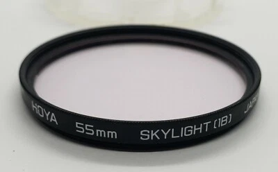 Hoya 55mm Skylight (1B) Lens Filter Japan - Good Condition - Image 1 of 2