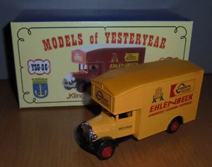 Matchbox Yesteryear YSG-06 Morris Pantechnicon Ehlenbeck Yellow Body Code 2 - Picture 1 of 4