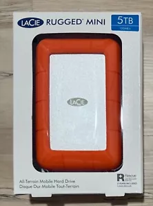 LaCie Rugged Mini 5TB,External,2.5 inch (STJJ5000400) Portable Hard Drive - Afbeelding 1 van 5