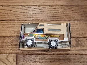 VINTAGE TOOTSIE TOY BROWN 1961 PICK-UP TRUCK/BLAZER CAMPER NIB MIB NIP UNUSED - Picture 1 of 6