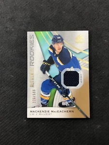 2019-20 SP GAME USED MACKENZIE MACEACHERN AUTHENTIC ROOKIE JERSEY #ed 220/599 - Picture 1 of 2