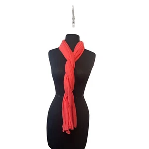 Lane Bryant Coral Jersey Knit Scarf Wrap 60 inch - Picture 1 of 7