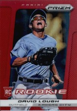 2013 Panini Prizm Prizms Red Kansas City Royals Baseball Card #243 David Lough