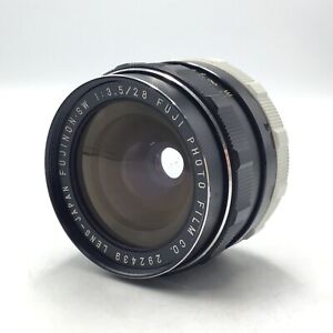 Fuji Fujinon SW f/3.5 28mm MF Wide Angle Lens for Screw Mount w/ Cap - GOOD