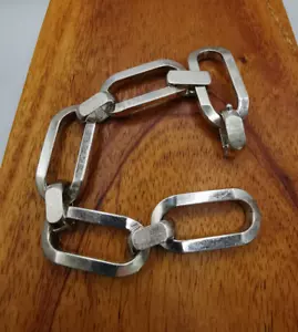 Armkette 925 Silber, 70-er Jahre Kult, 19 cm lang, 72 gr. schwer !! - Bild 1 von 8