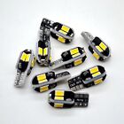 4pcs T10 8-SMD 5730 Bulb for Map Dome License Plate Side Marker Light Warm White