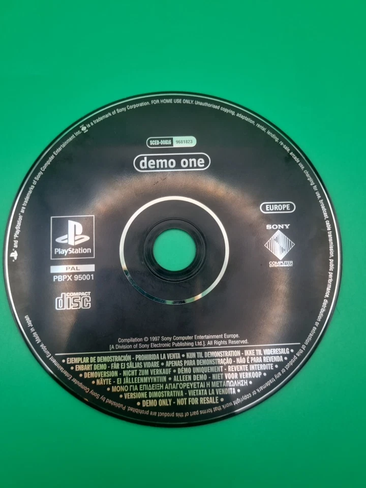 Playstation One (PS1) - Demo One - Disc Only - PAL - Image 1 of 1