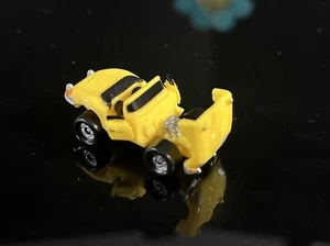 1988 GALOOB MICRO MACHINES DELUXE JAGUAR XKE YELLOW CAR W/ BLACK TRIM - Picture 1 of 5
