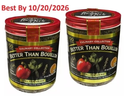 PACK de 2 Better Than Bouillon Base de Hierbas Italianas Colección Culinaria, Chef Tamaño 21oz - Imagen 1 de 3