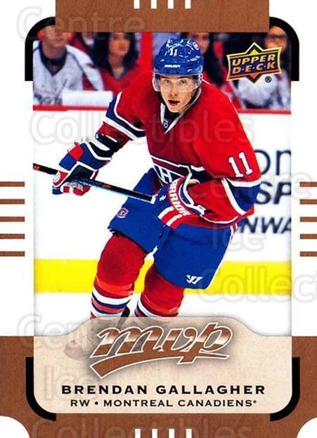 2015-16 Upper Deck MVP #14 Brendan Gallagher - Image 1 of 1