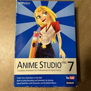 Anime Studio 7 Pro MAC CD design cartoons animations 3D models SEALED BOX Smith - Picture 1 of 6