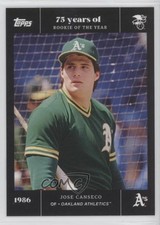 2022 Topps MLB Rookie of the Year 75th Anniversary Jose Canseco #24