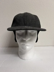 APT.9 Men's S/M - Wool Blend Gray Baseball TRAPPER Hat w/ Ear Flaps - Picture 1 of 9