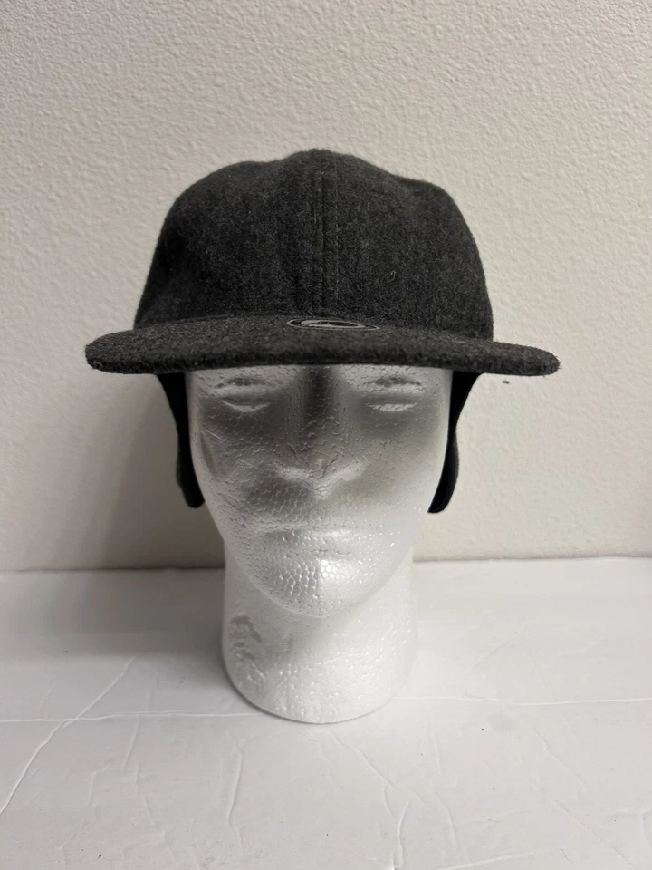 APT.9 Men's S/M  - Wool Blend Gray Baseball TRAPPER Hat w/ Ear Flaps - Image 1 of 4