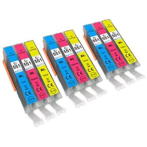 9 C/M/Y Cartouches d'encre pour Canon PIXMA iP7250 MG5550 MG6600 MX920 iX6850 - Bild 1 von 5