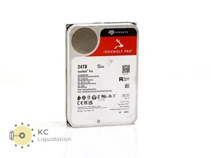 Seagate Ironwolf Pro 24TB 3.5" SATA Hard Drive ST24000NT002 - For Parts AS IS - Picture 1 of 6