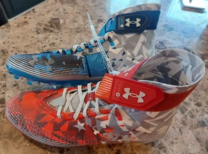UA UNDER ARMOUR HIGHLIGHT MC FOOTBALL CLEATS, US MENS 12.5, 3026340-100, USA - Picture 1 of 4