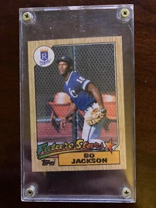 1987 Topps Future Starts Baseball Card #170 Bo Jackson Royals Rookie Card - Mint - Picture 1 of 2