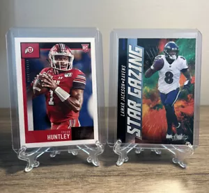 2020-21 Panini Cards Ravens QB’s Tyler Huntley RC & Lamar Jackson Star Gazing - Picture 1 of 2