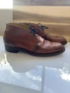 RARO stivale chukka vintage Von Lengerke & Antoine Chicago da uomo 11,5 USA Al Capone - Foto 1 di 24