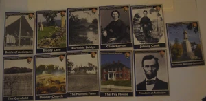 Set 11 NPS HISTORIC SITE, "ANTIETAM NATIONAL BATTLEFIELD," (2.0" x 3.25") Cards3 - Picture 1 of 4