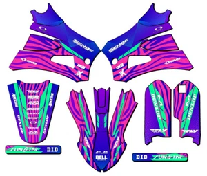 2022 JR/ P3 CX 50 TIGRE Pink Senge Graphics Kit Compatible with Cobra - Foto 1 di 10
