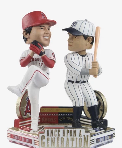 Shohei Ohtani Babe Ruth Exclusive Bobblehead Cover