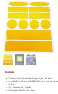 Sticker Set RIFRANGENTE Yellow - Picture 1 of 1
