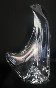 Vintage signierte Mario Brogi moderne italienische Kunst Glas Pinguin Kristall Skulptur 10,5 Zoll - Bild 1 von 11