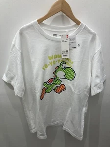 UNIQLO UT Super Mario T-shirts Yoshi White Size M-4XL New with tags from Japan - Picture 1 of 4