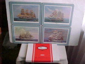 vintage pimpernel clipper tall saling ships place mats set 4 new with box - Picture 1 of 15